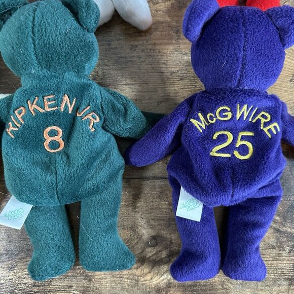 LOT OF 6 Bamm Beanos Rodriguez 7 Ripken 8 Clemens Sosa 21 Martinez 24 McGwire 25 - Picture 3 of 6